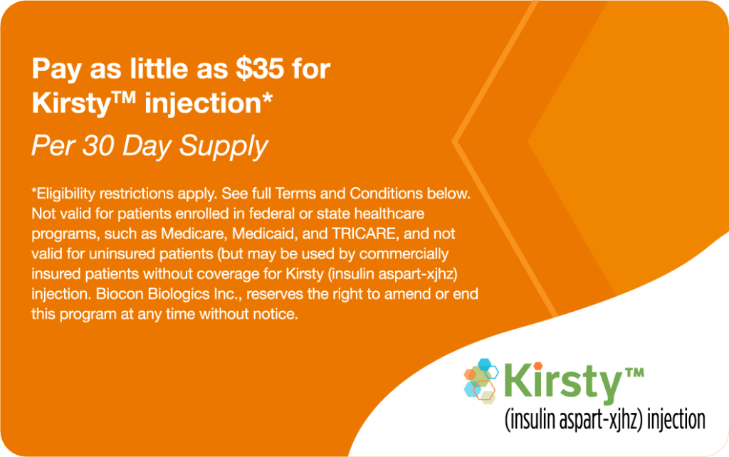 Kirsty savings card program